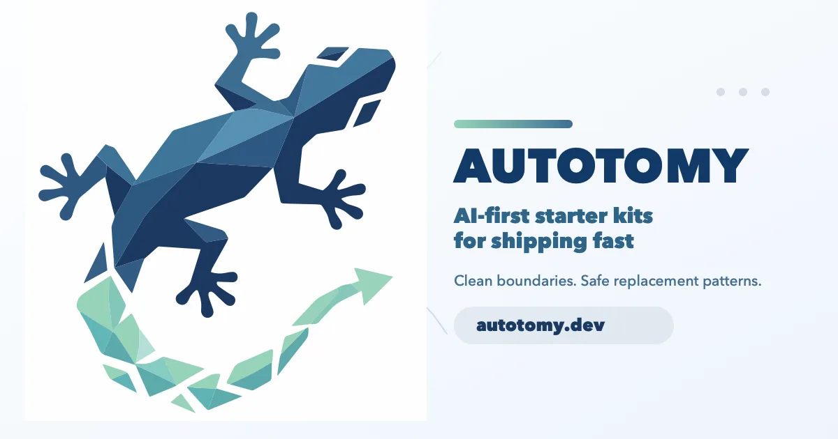 Autotomy product screenshot - 全速 Vibe coding